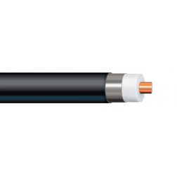 FXL780 - Heliax Flexible Coaxial Cable, smoothwall aluminum, 7/8", black PE jacket